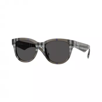 Lunettes de soleil carrées Burberry femme BE4432U414787, havane foncé/gris foncé, 54/19/140 mm