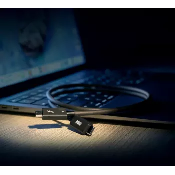 Câble OWC Thunderbolt 4 0,8 m 40 Gbit/s noir OWCCBLTB4C0.8M