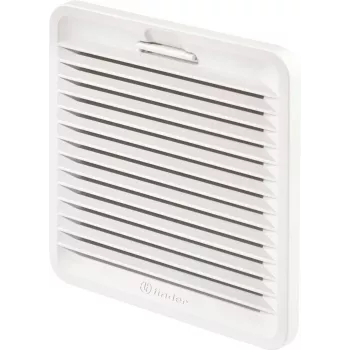 Filtre d'évacuation Finder 7F.02.0.000.2000.0, 155 x 155 x 22,6 mm, G3, IP54, gris clair