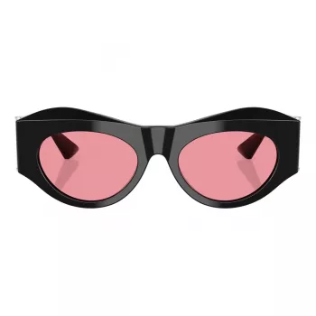 Lunettes de soleil femme Versace VE4477U 532084, monture havane, verres marron dégradé, 52 mm