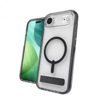 Coque ZAGG Santa Cruz Snap KS avec béquille pour iPhone Air compatible MagSafe (Jet Black)