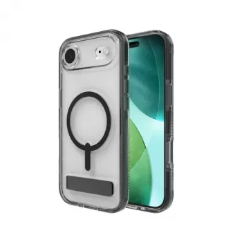 Coque ZAGG Santa Cruz Snap KS avec béquille pour iPhone Air compatible MagSafe (Jet Black)