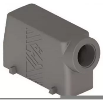 ILME TMAO24.40 capot grande hauteur, taille 24B, entrée latérale M40, verrouillage à 4 vis, aluminium moulé sous pression, RAL 7040