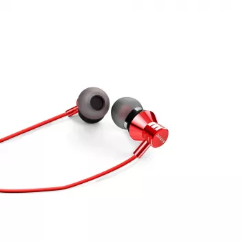 AIWA ESTM-50USB-C/RD Écouteurs stéréo intra-auriculaires avec microphone, USB, rouge
