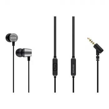 Écouteurs intra-auriculaires AIWA ESTM-30SL avec microphone, argent