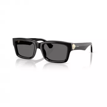 Lunettes de soleil femme Burberry BE4443-300187, monture noire, verres gris, 55/20/145 mm