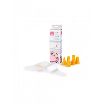 Ensemble de poche à douille IBILI, 10 poches jetables + 6 douilles en acier inoxydable