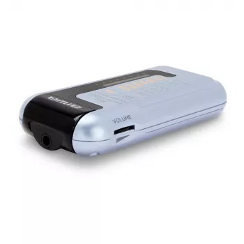 Radio de poche portable AM/FM AIWA R-22SL avec écouteurs, grise