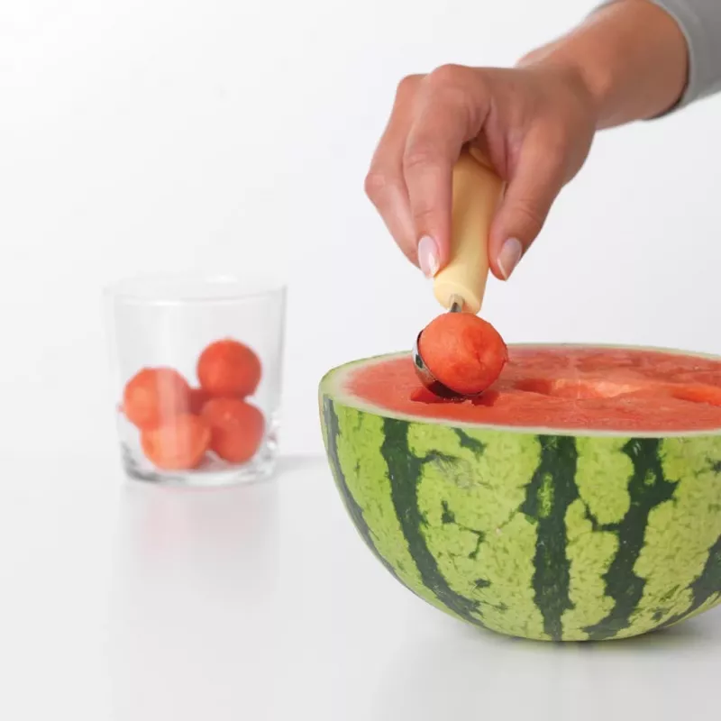 Cuillère à melon Brabantia, jaune vanille