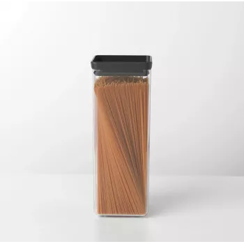 Boîte de conservation carrée Brabantia 2,5L gris foncé