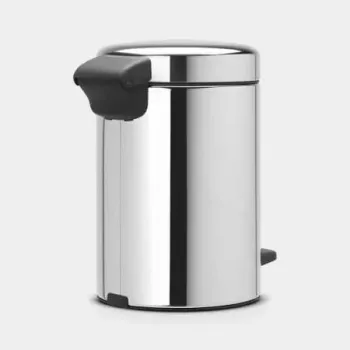 Poubelle à pédale Brabantia NewIcon 5L Brilliant Steel