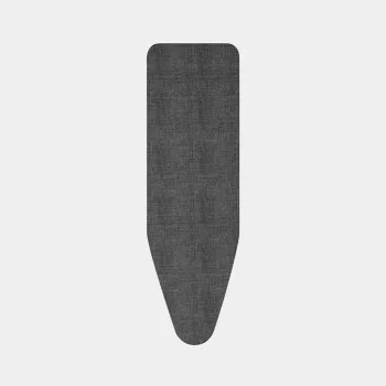 Housse de table à repasser Brabantia Denim Black, taille B, 124 x 38 cm, rembourrage 8 mm
