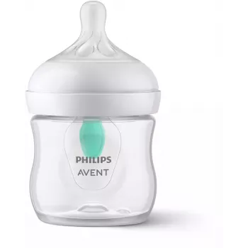 Biberon anti-colique Philips Avent Natural Response avec valve AirFree, 125 ml, débit 1 nouveau-né, 0m+