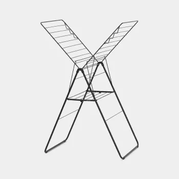 Étendoir à linge BRABANTIA HangOn, 20 m, noir mat