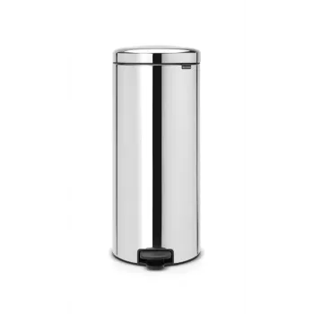 Poubelle à pédale NewIcon Brabantia 30 L Brilliant Steel