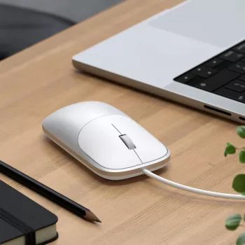 Souris filaire Satechi Slim LX, argent