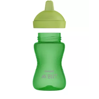 Philips AVENT My Grippy Gobelet d'apprentissage avec bec dur 300 ml, 18M+, vert