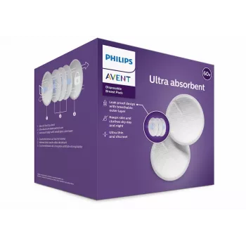 Philips Avent coussinets d'allaitement jetables SCF254/61 (lot de 60)