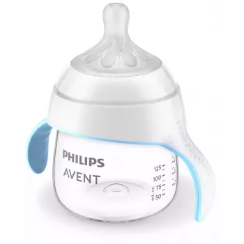 Philips Avent gobelet d'apprentissage Natural Response 150 ml, tétine débit moyen, 6m+
