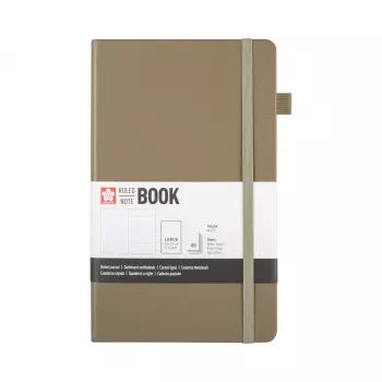 Carnet Sakura A5 ligné, couverture rigide gris foncé, 160 pages 94147003