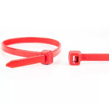 Serre-câbles rouges WKK 200 x 4,8 mm, lot de 100 110126271