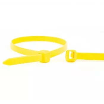 Serre-câbles en nylon jaunes WKK 100 x 2,5 mm, lot de 100 11032471