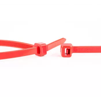 Serre-câbles en nylon rouges WKK 300 x 3,6 mm, lot de 100 110194271