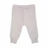 Pantalon bébé en laine mérinos tricotée Lodger Jooger, Birch, taille 62