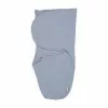 Lange d'emmaillotage bébé en coton uni Lodger Bundler, Blue Fogg