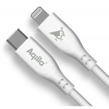 Câble de charge et de synchronisation AQIILA 4SI843 USB-C vers Lightning 2 m 60 W PD AQCBPBIC4SI843
