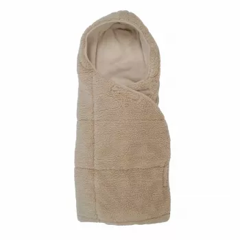 Lange d'emmaillotage Teddy Lodger WPT 630, beige, 100x100 cm, polaire
