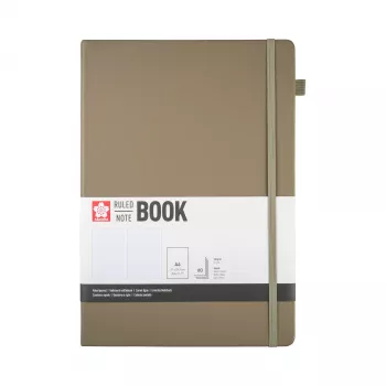 Carnet Sakura DIN A4 ligné, couverture rigide gris foncé 160 pages, 1 pièce (94147005)
