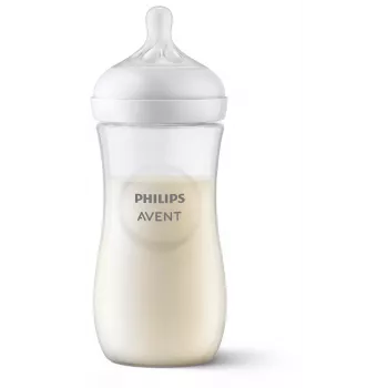Biberon Philips Avent Natural Response 330 ml, tétine débit rapide, 3m+