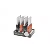 Briquet utilitaire Brabantia 127267 – briquet à gaz butane rechargeable avec flamme réglable, sécurité enfant, allumage piézoélectrique, noir