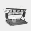 Égouttoir à vaisselle pliable Brabantia, grand, gris foncé