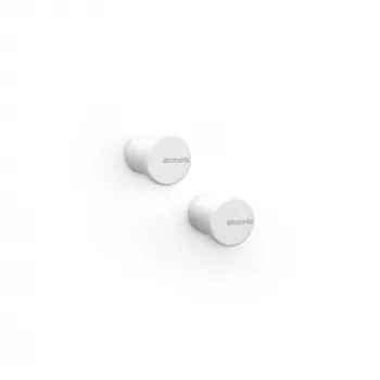 Crochets à serviette Brabantia MindSet, lot de 2, Mineral Fresh White