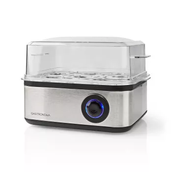 Gastronoma Cuiseur à œufs 500W, 8 œufs, noir/argent