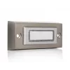 Bouton de sonnette en acier inoxydable Byron DBW-21036 avec plaque nominative