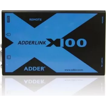 Ensemble d'extension KVM Adder AdderLink X100 VGA USB Audio sur CATx jusqu'à 100m (X100A-USB/P-IEC)