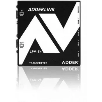 ADDER LPV154T émetteur d'extension AV - VGA et audio sur CATx, 300 m, noir ALPV154T-IEC
