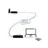 Récepteur d'extension KVM ADDER ALIF1002R-IEC - double DVI-D, USB 2.0, audio, Gigabit Ethernet, noir