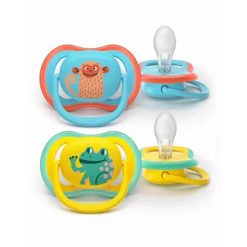 Sucette Philips AVENT Ultra Air Deco 18M+ garçon lot de 2
