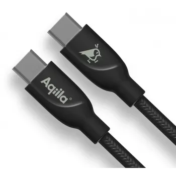 Câble de charge et de synchronisation USB-C vers USB-C AQIILA 3 m noir AQCBPBICB4BD881