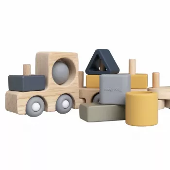 Train en bois Baby's Only, 10+ mois, Earth