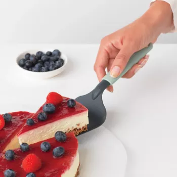 Cuillère à gâteau Profile Line Brabantia avec bord dentelé, acier mat