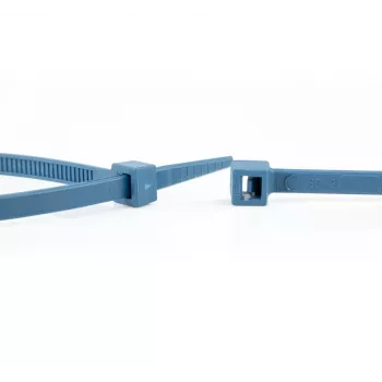 Serre-câble détectable par métal WKK 150126671 200 x 4,8 mm bleu (pack de 100)
