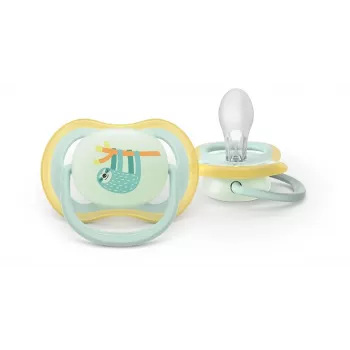 Sucette Philips Avent Ultra Air Night 0-6 mois, lot de 2, phosphorescente, neutre