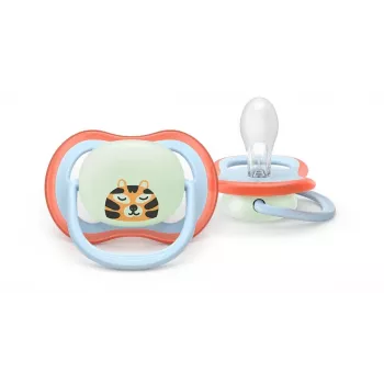 Sucette Philips Avent Ultra Air Night 0-6 mois, lot de 2, phosphorescente, neutre