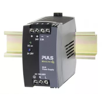 PULS MiniLine ML60.242 DIN Rail Power Supply 24V DC 2.5A 60W