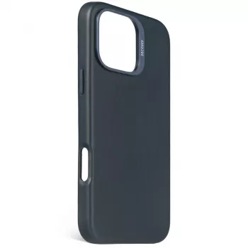 Coque arrière en cuir Decoded pour iPhone 16 Pro Max, compatible MagSafe, Navy